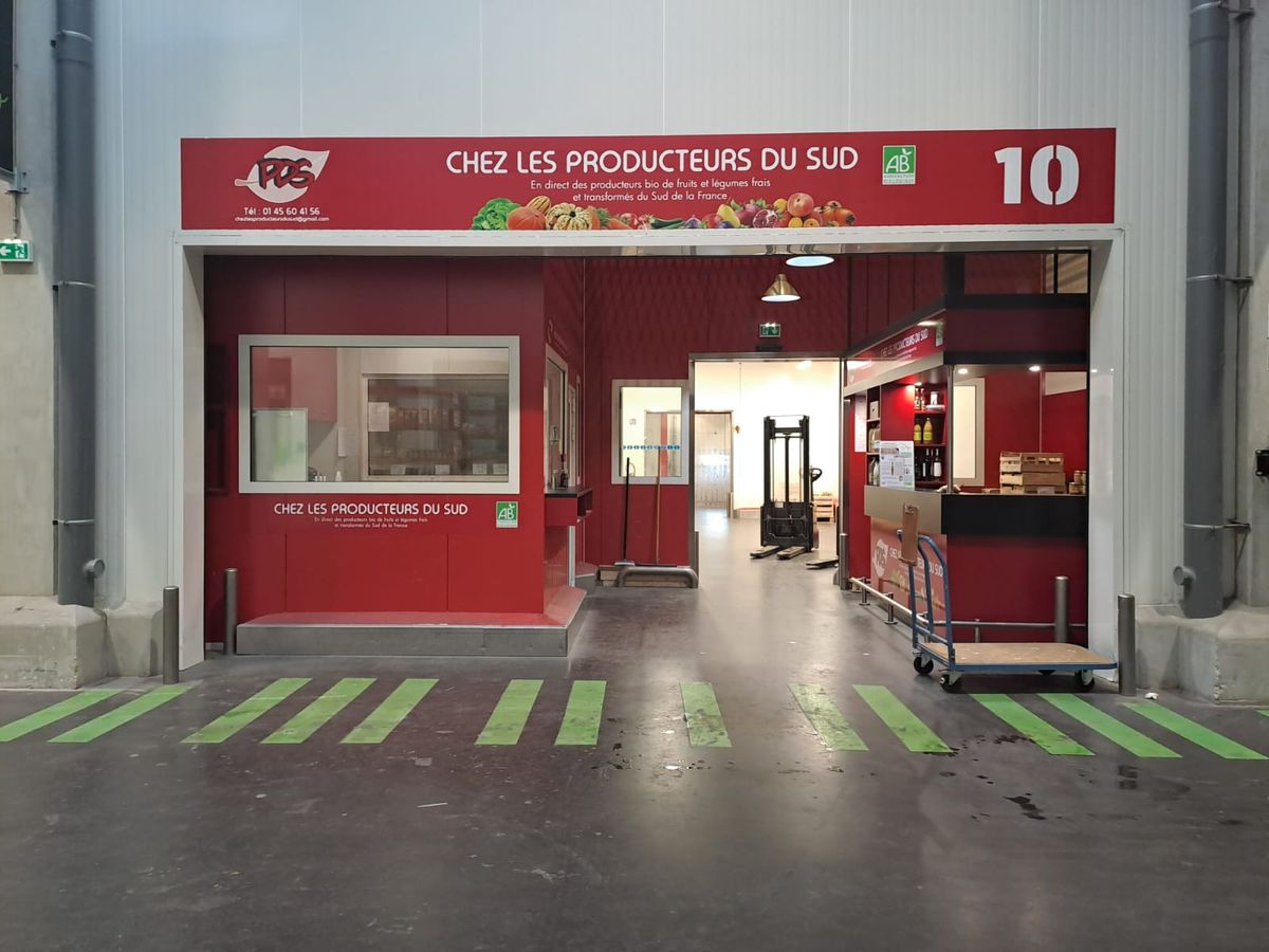 Le box Chez les Producteurs du Sud au MIN de Rungis