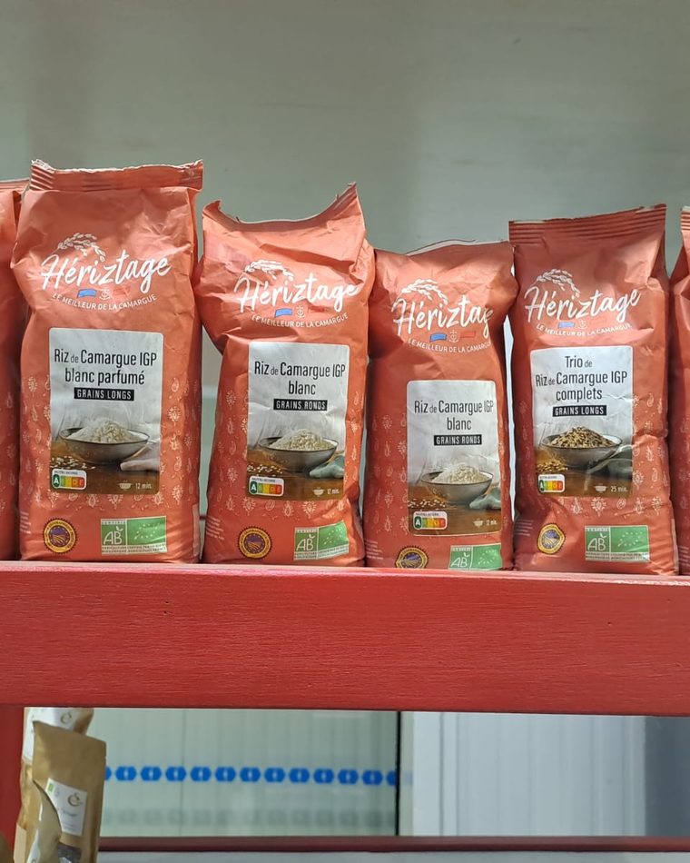 Sachets de riz de Camargue bio Heriztage