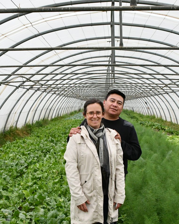 Mathilde et Miguel Reinaga, maraîchers bio à Fontvieille — Les Jardins de Cidamos